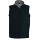 Uniszex mellény akril bevonattal, Kariban KA679, Black/Grey-S