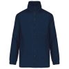 Férfi bélelt széldzseki rejtett kapucnival, Kariban KA687, Navy-2XL