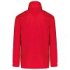 Férfi bélelt széldzseki rejtett kapucnival, Kariban KA687, Red-2XL
