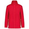 Férfi bélelt széldzseki rejtett kapucnival, Kariban KA687, Red-2XL