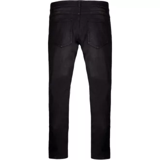   Férfi klasszikus farmer sztrecs nadrág, Kariban KA743, Black Rinse-38