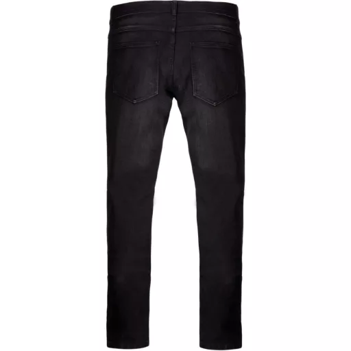 Férfi klasszikus farmer sztrecs nadrág, Kariban KA743, Black Rinse-38