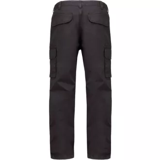   Férfi oldalzsebes sztrecs nadrág, Kariban KA744, Dark Grey-38