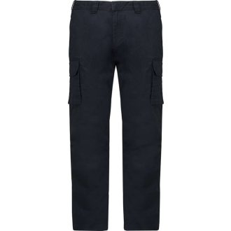   Férfi oldalzsebes sztrecs nadrág, Kariban KA744, Dark Navy-38