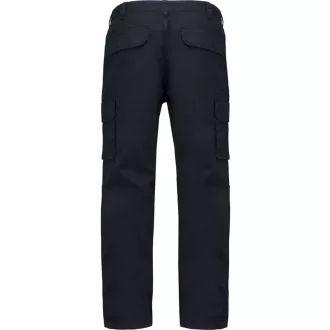   Férfi oldalzsebes sztrecs nadrág, Kariban KA744, Dark Navy-38