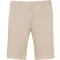 Férfi mosott hatású bermuda, Kariban KA750, Beige-48