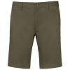Férfi mosott hatású bermuda, Kariban KA750, Light Khaki-38