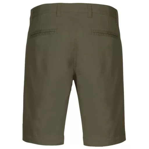 Férfi mosott hatású bermuda, Kariban KA750, Light Khaki-40