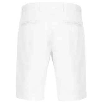 Férfi mosott hatású bermuda, Kariban KA750, White-38