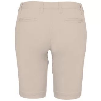 Női mosott hatású bermuda, Kariban KA751, Beige-34