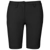 Női mosott hatású bermuda, Kariban KA751, Black-44