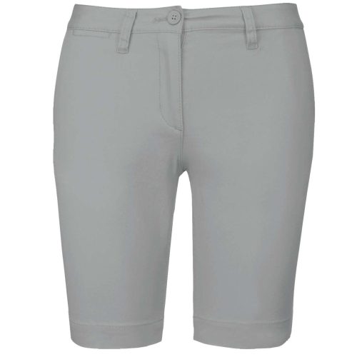 Női mosott hatású bermuda, Kariban KA751, Fine Grey-42