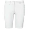 Női mosott hatású bermuda, Kariban KA751, White-34