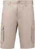 Férfi pamut bermuda sok zsebbel, Kariban KA755, Beige-38