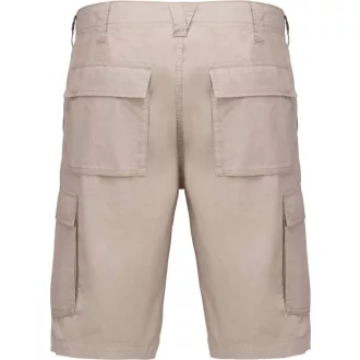 Férfi pamut bermuda sok zsebbel, Kariban KA755, Beige-38