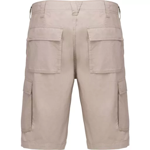 Férfi pamut bermuda sok zsebbel, Kariban KA755, Beige-50