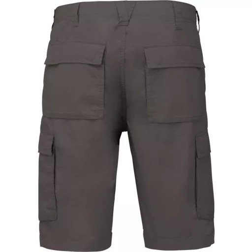 Férfi pamut bermuda sok zsebbel, Kariban KA755, Light Charcoal-38