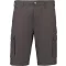Férfi pamut bermuda sok zsebbel, Kariban KA755, Light Charcoal-40