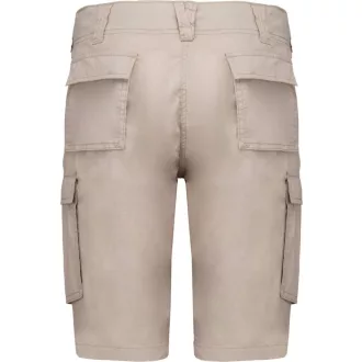 Női pamut bermuda sok zsebbel, Kariban KA756, Beige-36