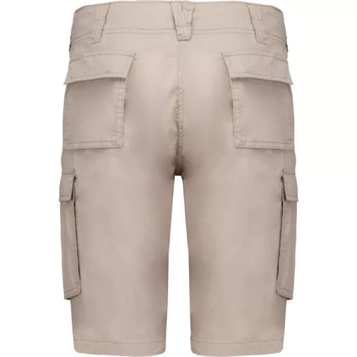 Női pamut bermuda sok zsebbel, Kariban KA756, Beige-36