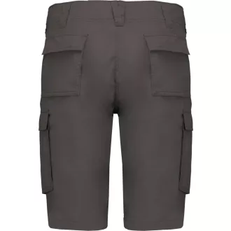   Női pamut bermuda sok zsebbel, Kariban KA756, Light Charcoal-34