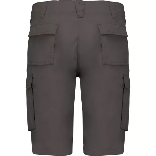 Női pamut bermuda sok zsebbel, Kariban KA756, Light Charcoal-44