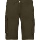 Női pamut bermuda sok zsebbel, Kariban KA756, Light Khaki-38