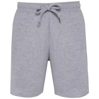   Férfi bermuda organikus pamutból, Kariban KA757, Oxford Grey-XS