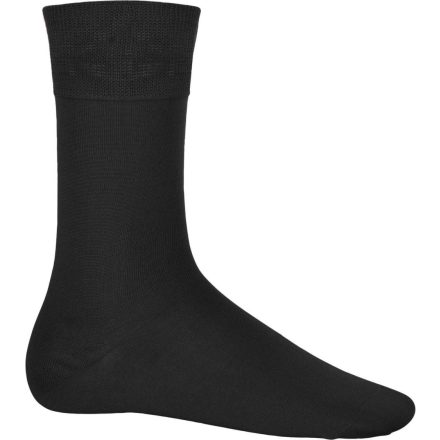 Uniszex mélybordás férfi zokni, Kariban KA813, Black-39/42