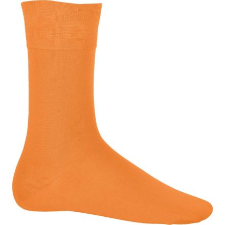 Uniszex mélybordás férfi zokni, Kariban KA813, Orange-39/42