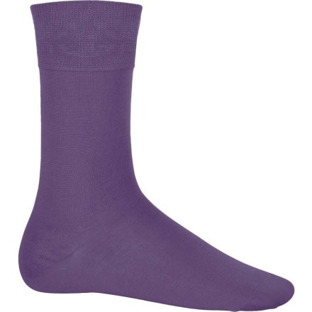 Uniszex mélybordás férfi zokni, Kariban KA813, Purple-43/46