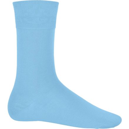Uniszex mélybordás férfi zokni, Kariban KA813, Sky Blue-39/42
