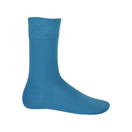 Uniszex mélybordás férfi zokni, Kariban KA813, Tropical Blue-39/42