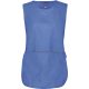 Női tunika nagy zsebbel, Kariban KA822, Light Royal Blue-S/M