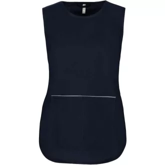 Női tunika nagy zsebbel, Kariban KA822, Navy-S/M