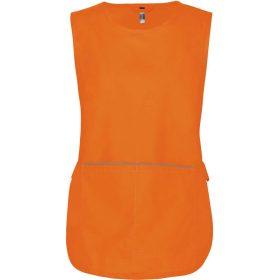 Női tunika nagy zsebbel, Kariban KA822, Orange-S/M