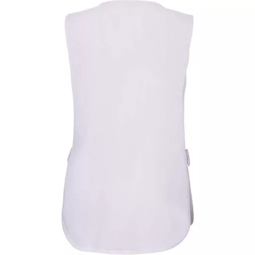 Női tunika nagy zsebbel, Kariban KA822, White-L/XL