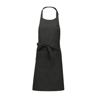   Uniszex pamut hosszú kötény fém csúszócsattal, Kariban KA885, Dark Grey-U