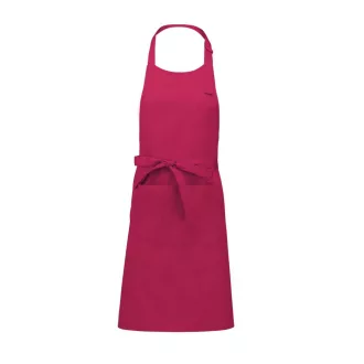   Uniszex pamut hosszú kötény fém csúszócsattal, Kariban KA885, Fuchsia-U