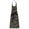 Uniszex pamut hosszú kötény fém csúszócsattal, Kariban KA885, Olive Camouflage-U