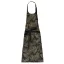 Uniszex pamut hosszú kötény fém csúszócsattal, Kariban KA885, Olive Camouflage-U