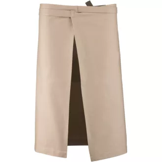   Uniszex kenguruzsebes derekas pamut kötény, Kariban KA887, Beige-U