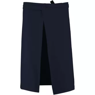   Uniszex kenguruzsebes derekas pamut kötény, Kariban KA887, Navy-U