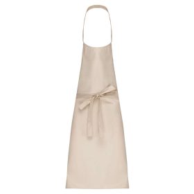   Uniszex pamut hosszú kötény, fémcsatos nyakpánttal, Kariban KA895, Angora-U