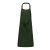 Uniszex pamut hosszú kötény, fémcsatos nyakpánttal, Kariban KA895, Bottle Green-U