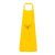 Uniszex pamut hosszú kötény, fémcsatos nyakpánttal, Kariban KA895, Yellow-U