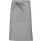 Uniszex derekas hosszú kötény sok zsebbel, Kariban KA897, Light Grey-U