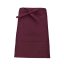 Uniszex pamut, 50 cm-es derekas kötény zsebekkel, Kariban KA898, Wine-U
