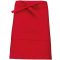 Uniszex pamut-poloészter derekas kötény zsebekkel, Kariban KA899, Red-U