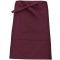 Uniszex pamut-poloészter derekas kötény zsebekkel, Kariban KA899, Wine-U